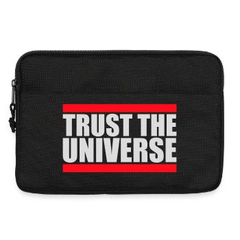 Trust The Universe Spirituell Universum Zitat Logo - Laptoptasche 13" - Schwarz - Vorne