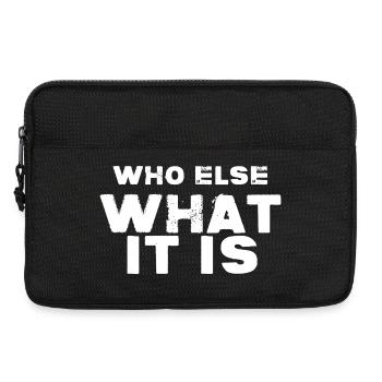 WER SONST WAS IST ES - Laptoptasche 13" - Schwarz - Vorne