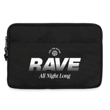 Rave all night long - Laptoptasche 13" - Schwarz - Vorne