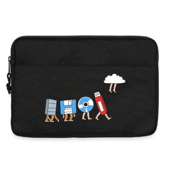 Tech Support - Laptoptasche 13" - Schwarz - Vorne