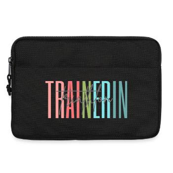 Trainerin Triathlon Triathlontrainerin Geschenk - Laptoptasche 13" - Schwarz - Vorne