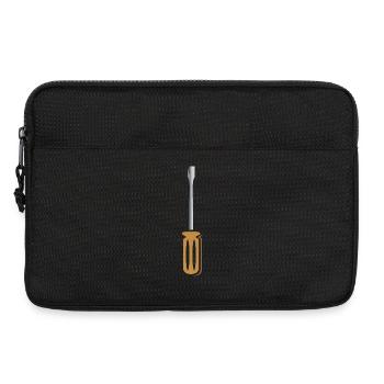 Screwdriver Tool Design for Craftsmen - Laptop bag 13" - black - Front
