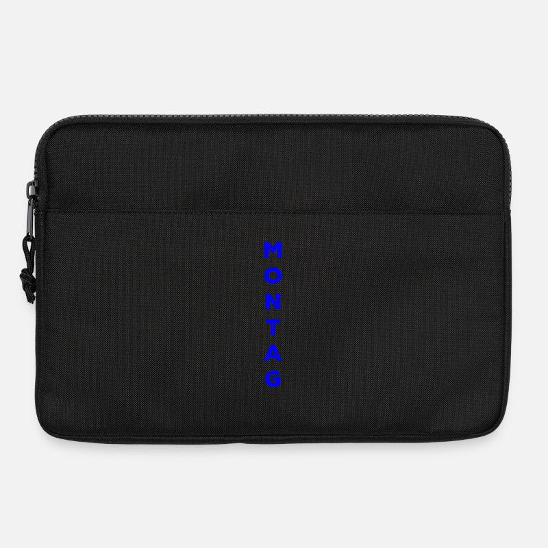 Monday - blue - Laptop bag 13" - black