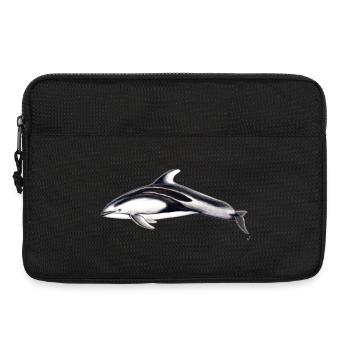 White flank dolphin - Lagénorhynque - Lag - Laptop bag 13" - black - Front
