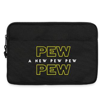 Un nouveau pew pew - Sacoche pour ordinateur portable 13 pouces - noir - Devant
