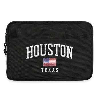 Houston Texas Vintage Flag - Laptoptasche 13" - Schwarz - Vorne