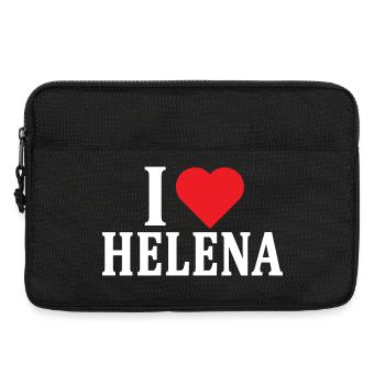 t-shirt I love Helena t-shirt gift idea - Laptop bag 13" - black - Front