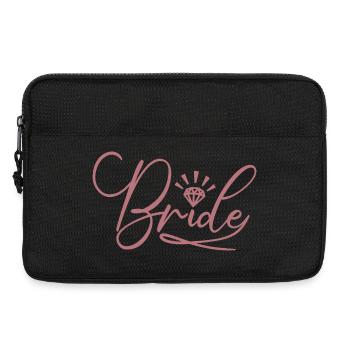 Braut Passende Verlobung Braut Dusche Hochzeit - Laptoptasche 13" - Schwarz - Vorne