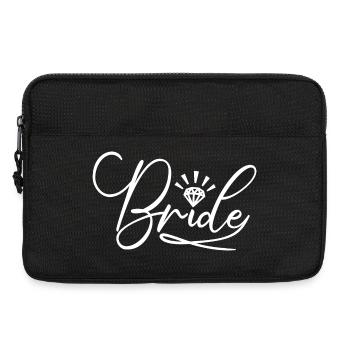Braut Passende Verlobung Braut Dusche Hochzeit - Laptoptasche 13" - Schwarz - Vorne