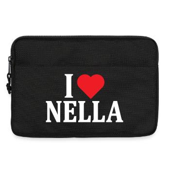 t-shirt name I love In the gift idea t-shirt - Laptop bag 13" - black - Front