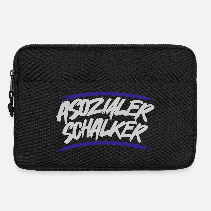 Asozialer Schalker | Gelsenkirchen Schalke - Laptoptasche 13" - Schwarz
