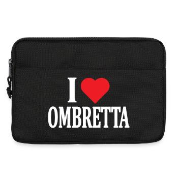 t-shirt I love Ombretta t-shirt gift idea - Laptop bag 13" - black - Front