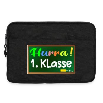 Grundschule 1. Klasse HURRA - Laptoptasche 13" - Schwarz - Vorne