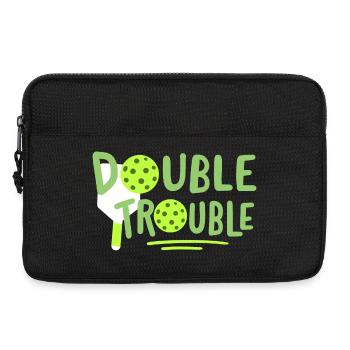 Pickleball-Spieler - Laptoptasche 13" - Schwarz - Vorne