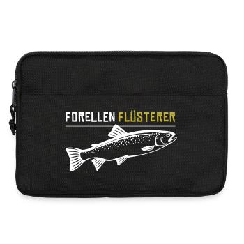 Forellen Flüsterer - Laptoptasche 13" - Schwarz - Vorne