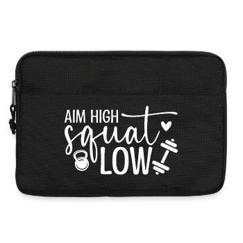 Conception de citation de fitness motivant - Sacoche pour ordinateur portable 13 pouces - noir - Devant