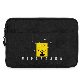 Vipassana Meditation - Laptop bag 13" - black - Front