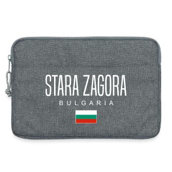 Stara Zagora Bulgarie - Sacoche pour ordinateur portable 13 pouces - gris chiné - Devant
