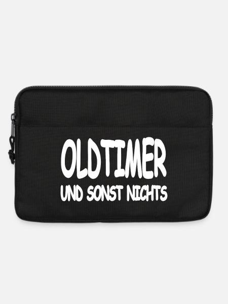 Oldtimer - Laptoptasche 13" - Schwarz