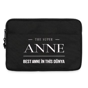Meine Super Anne – Best Anne in this Dünya (türk) - Laptoptasche 13" - Schwarz - Vorne
