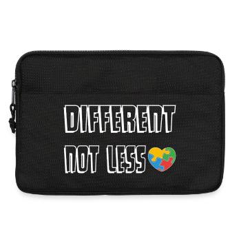 Be Different Heart Puzzle - Laptop bag 13" - black - Front