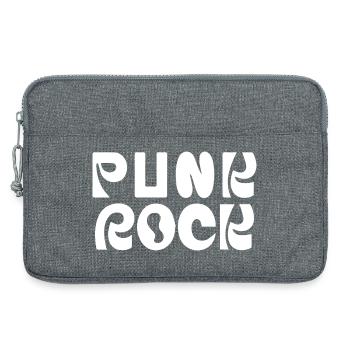 Punk Rock Mutig Retro Typ - Laptoptasche 13" - Grau meliert - Vorne