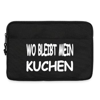 Kuchen - Laptoptasche 13" - Schwarz - Vorne