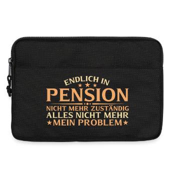 Pension nicht mehr zuständig - Pensionär - Laptoptasche 13" - Schwarz - Vorne