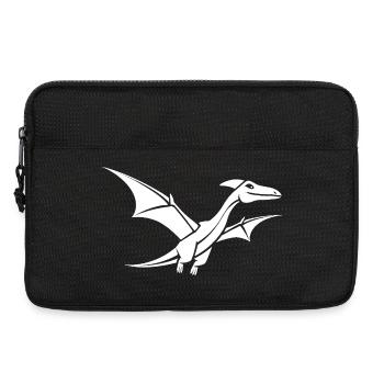 Mignon Petit dinosaure - Sacoche pour ordinateur portable 13 pouces - noir - Devant