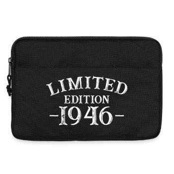 1946 Vintage Rétro Cadeau D'anniversaire - Sacoche pour ordinateur portable 13 pouces - noir - Devant
