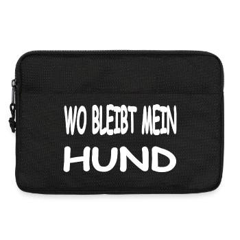 Hund - Laptoptasche 13" - Schwarz - Vorne