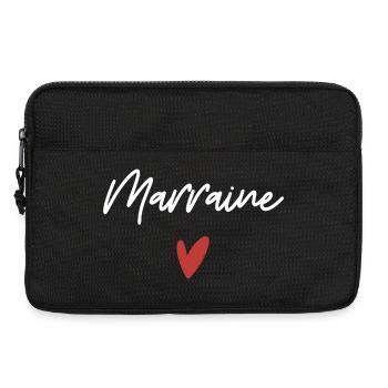 Geschenkidee für das Patenherz - Laptoptasche 13" - Schwarz - Vorne
