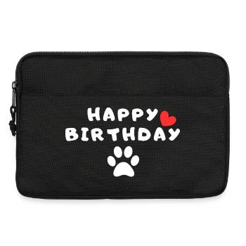 Happy Birthday Dog - Laptoptasche 13" - Schwarz - Vorne