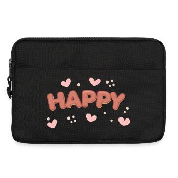 Pastel Bubble Bliss - Laptoptasche 13" - Schwarz - Vorne