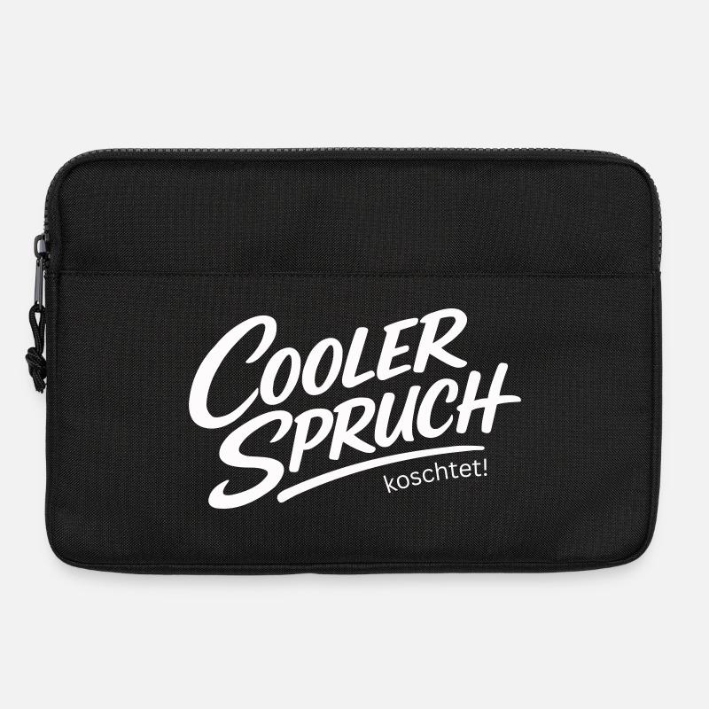 Cooler Spruch koschtet – Dialekt Ironie Design - Laptoptasche 13" - Schwarz
