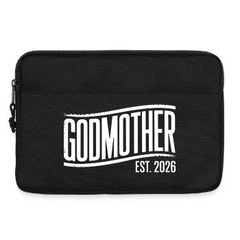 GODMOTHER EST 2026 Bold Logo - Laptop bag 13" - black - Front