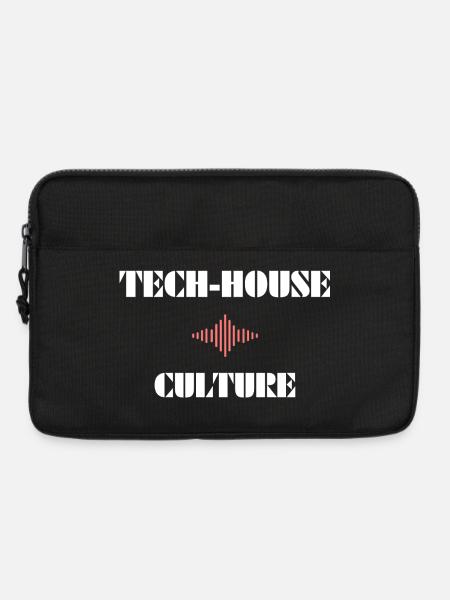 Tech House Culture - Laptoptasche 13" - Schwarz