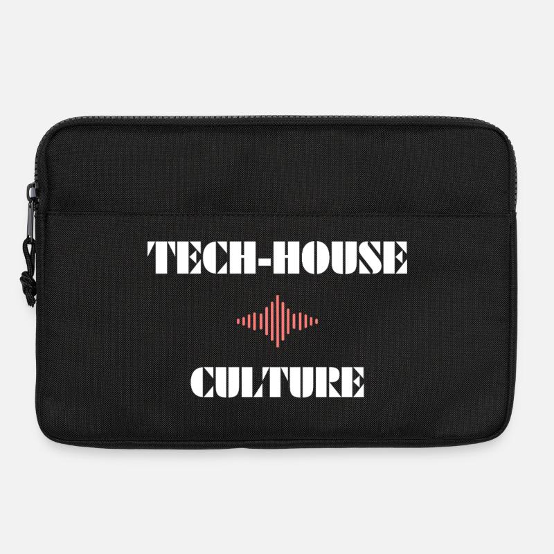 Tech House Culture - Laptoptasche 13" - Schwarz