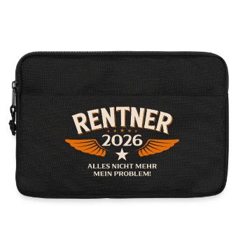 Pension Gift Man Retraite retraite 2026 Drôle - Sacoche pour ordinateur portable 13 pouces - noir - Devant