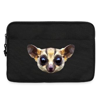 Galago Buschbaby Affen Galagos Affe Süßer Galago - Laptoptasche 13" - Schwarz - Vorne