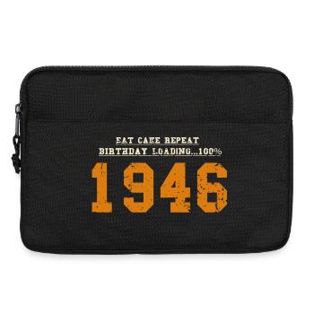 80 Year Anniversary Original 1946 Party Gift - Laptop bag 13" - black - Front