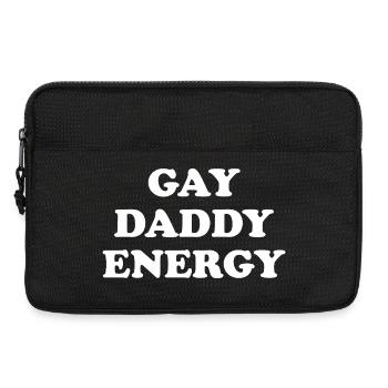 Énergie de papa gay - Sacoche pour ordinateur portable 13 pouces - noir - Devant