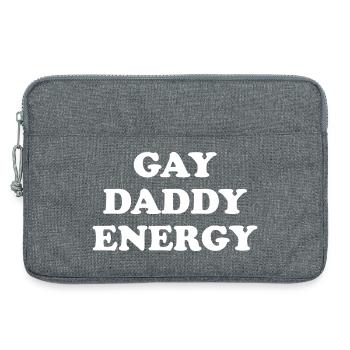 Énergie de papa gay - Sacoche pour ordinateur portable 13 pouces - gris chiné - Devant
