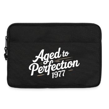 1977 Design für den 49 – Seit 49 Jahren - Laptoptasche 13" - Schwarz - Vorne