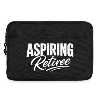 Aspiring Retiree - Laptop bag 13" - black - Front