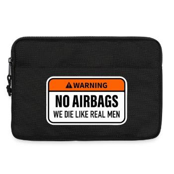 Dirt Bike Dirtfather Funny Biker Motocross-Moter - Laptoptasche 13" - Schwarz - Vorne