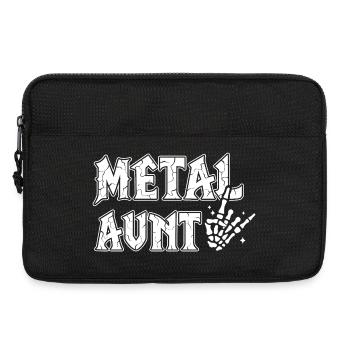 Metal Aunt Heavy Metal Geschenk für Tante - Laptoptasche 13" - Schwarz - Vorne
