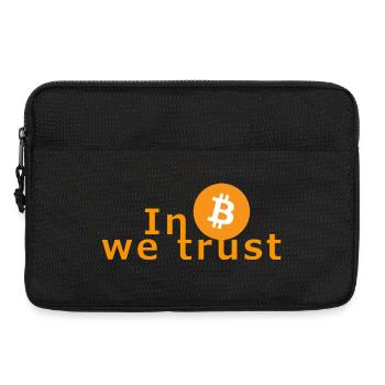En Bitcoin we trust - Crypto Nerds Investor Exchange - Sacoche pour ordinateur portable 13 pouces - noir - Devant