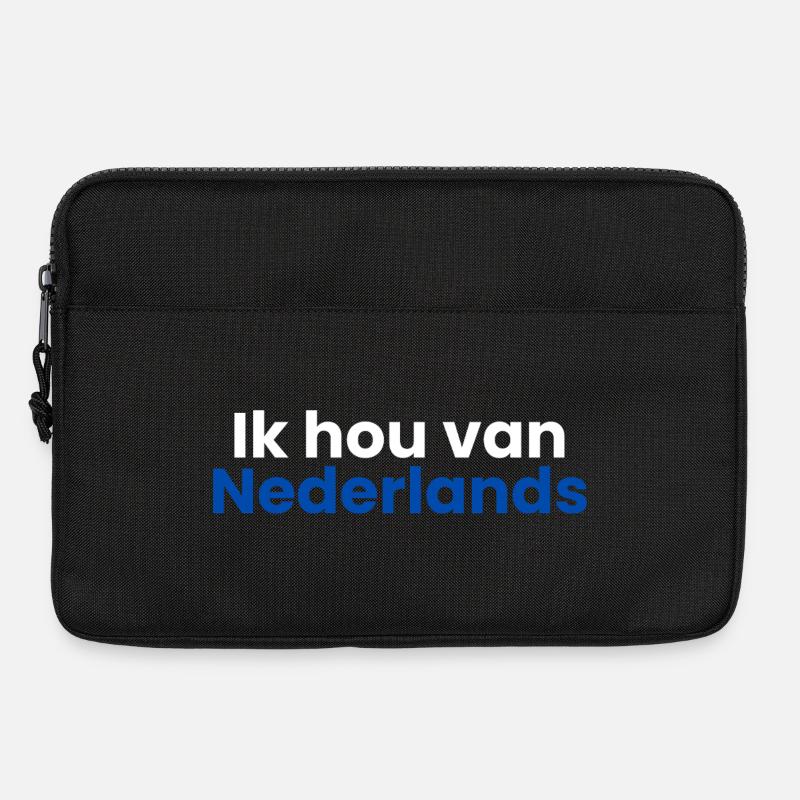 I love Dutch - Laptop bag 13" - black