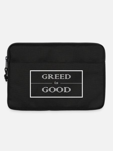 Greed is good - Laptop bag 13" - black